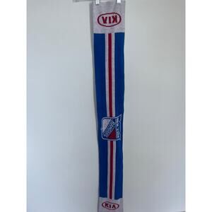 New York Rangers Scarf Men One Size Blue Red White Knit Logo KIA Promo NHL